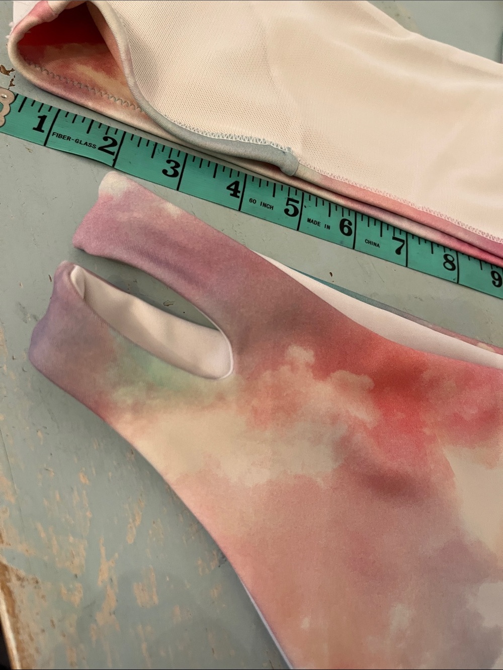 Hurley Medium Watercolour Cloud Wash Pastel Bikini Set - Picture 9 of 15